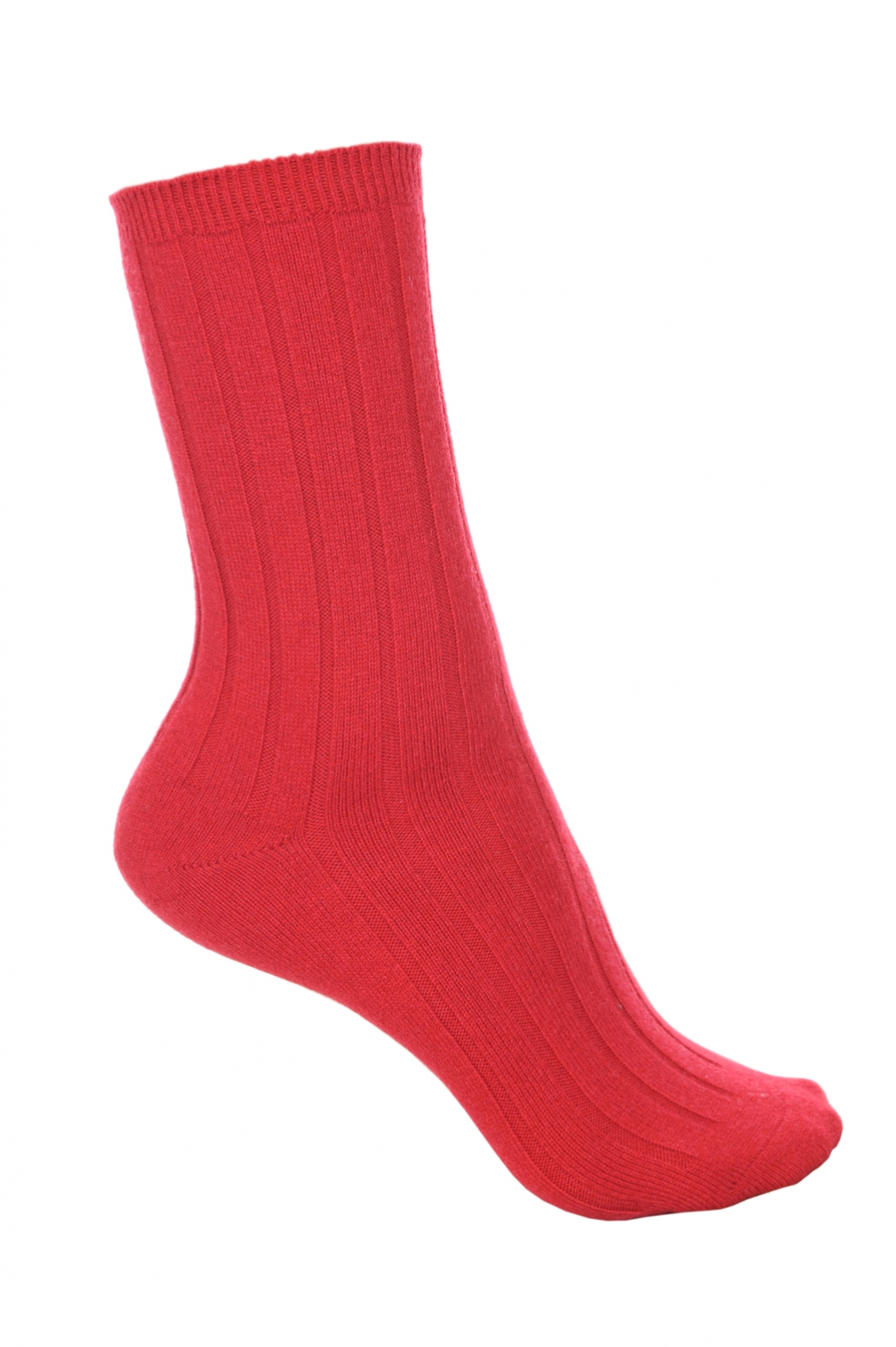 Cachemire & Elasthanne accessoires chaussettes dragibus m rouge velours 39 42
